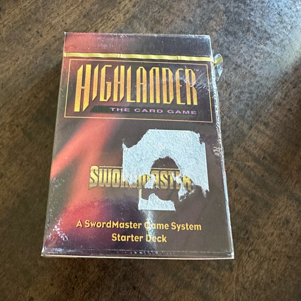 Highlander SwordMaster Game System Starter Deck * NEW & Sealed